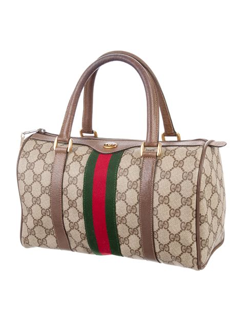 gucci canvas gg plus boston bag|gucci boston bags for sale.